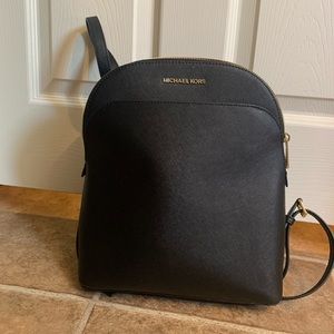 Black Michael Kors backpack purse
